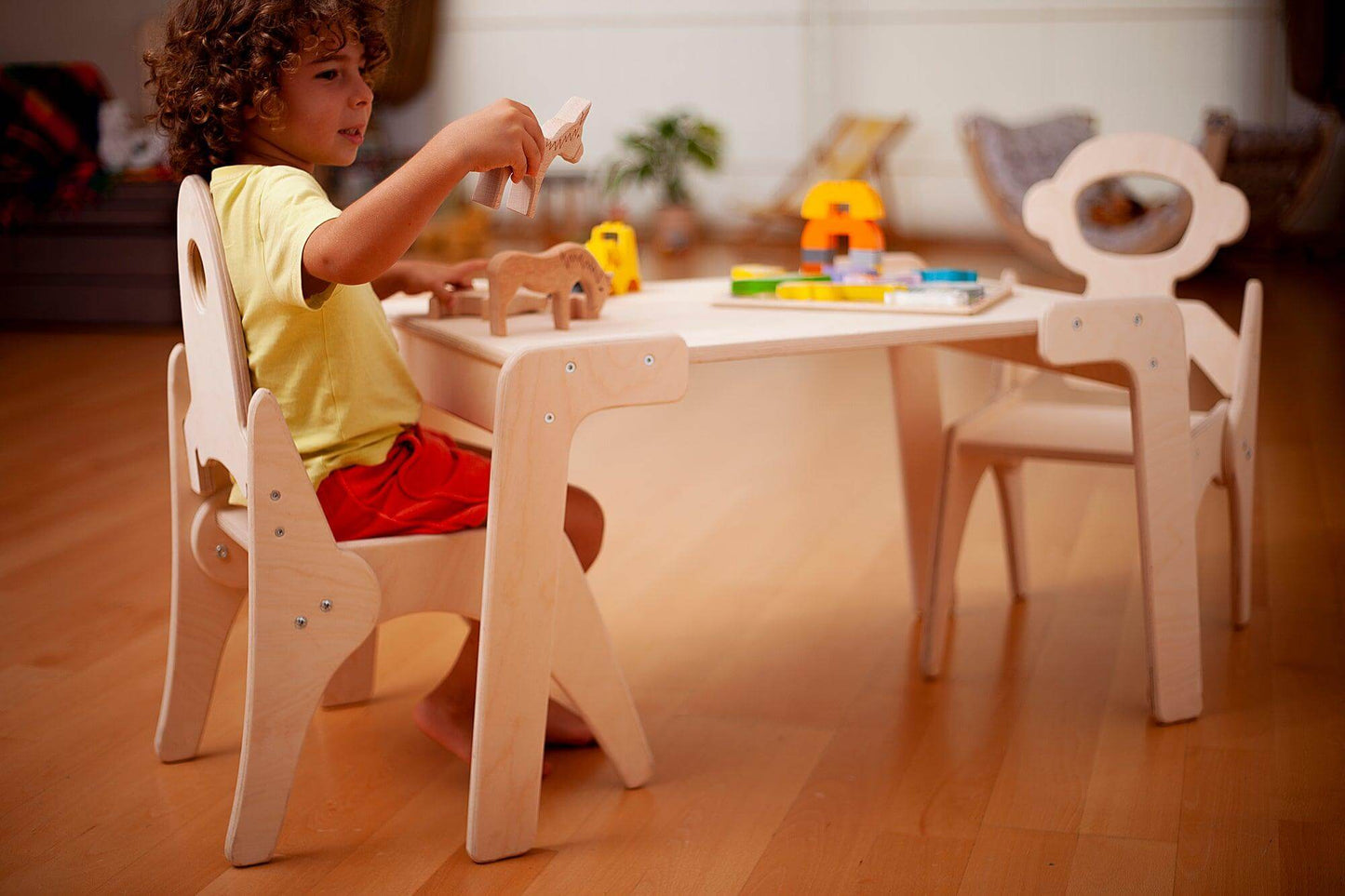 Montessori Table and Chair Set