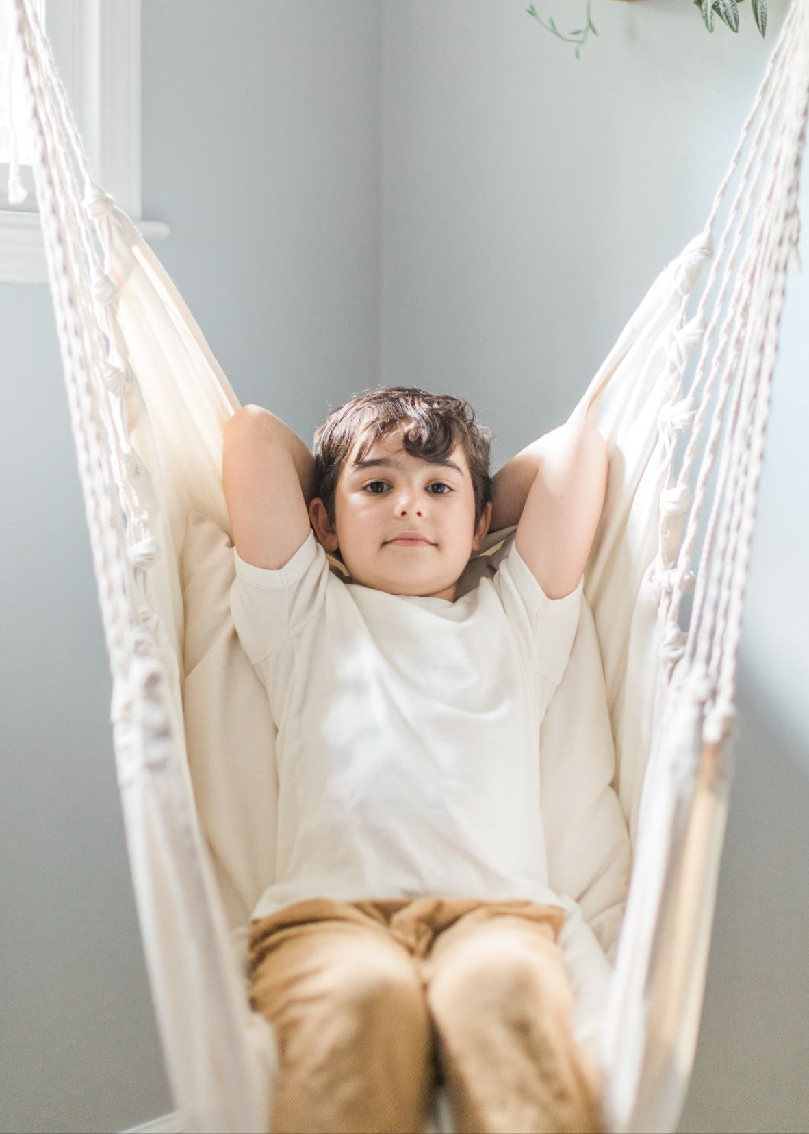 Junior Boho Indoor Hammock Chair With Tassels | LOLITA Jr.