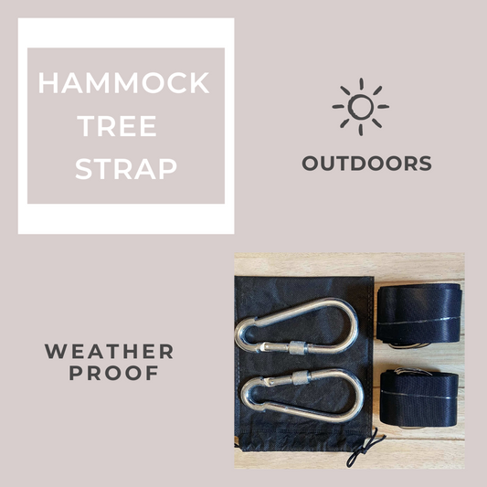 Outdoor Hammock Tree Straps |  HAMMOCK STRAPS