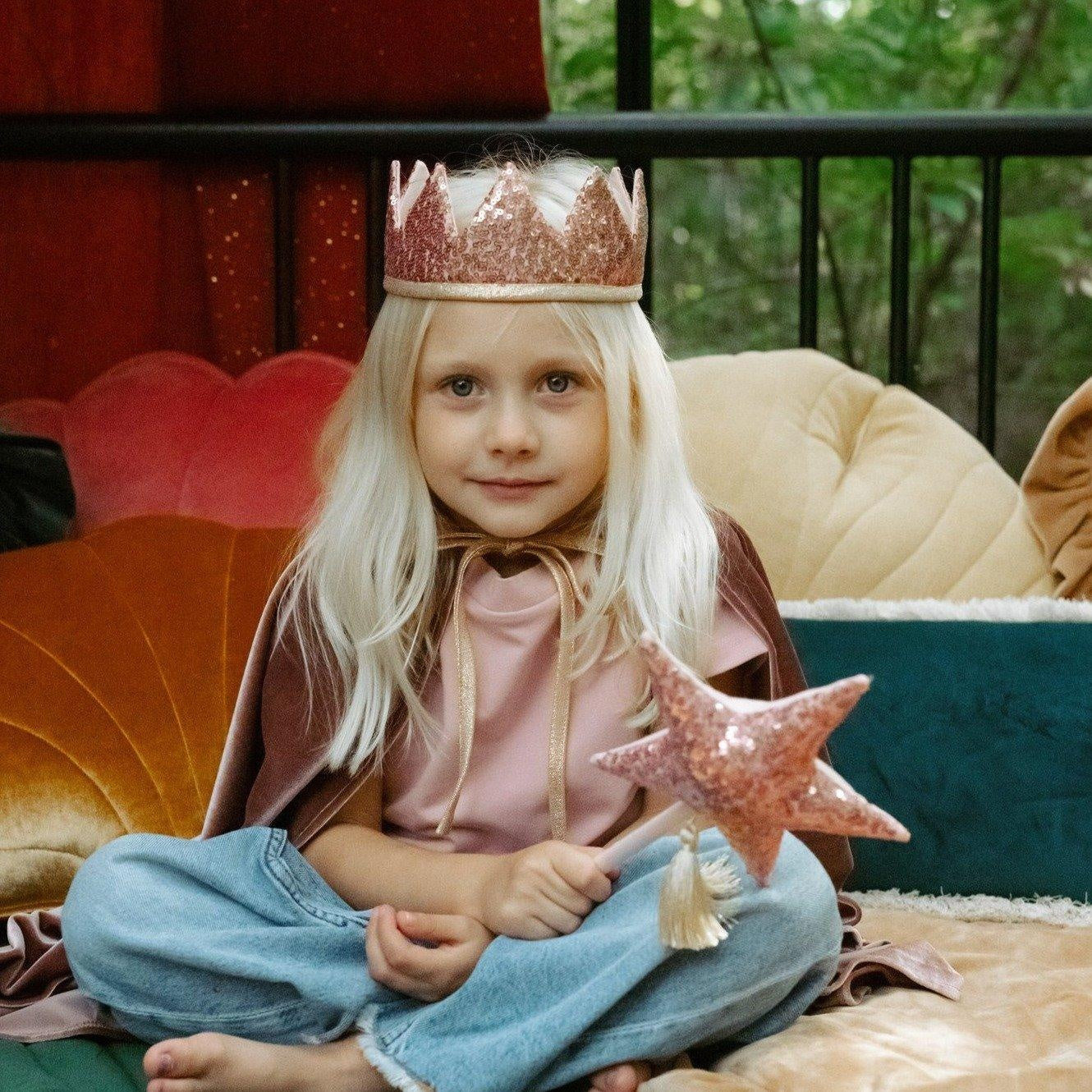 Pink Sequins Fairy-tale Crown