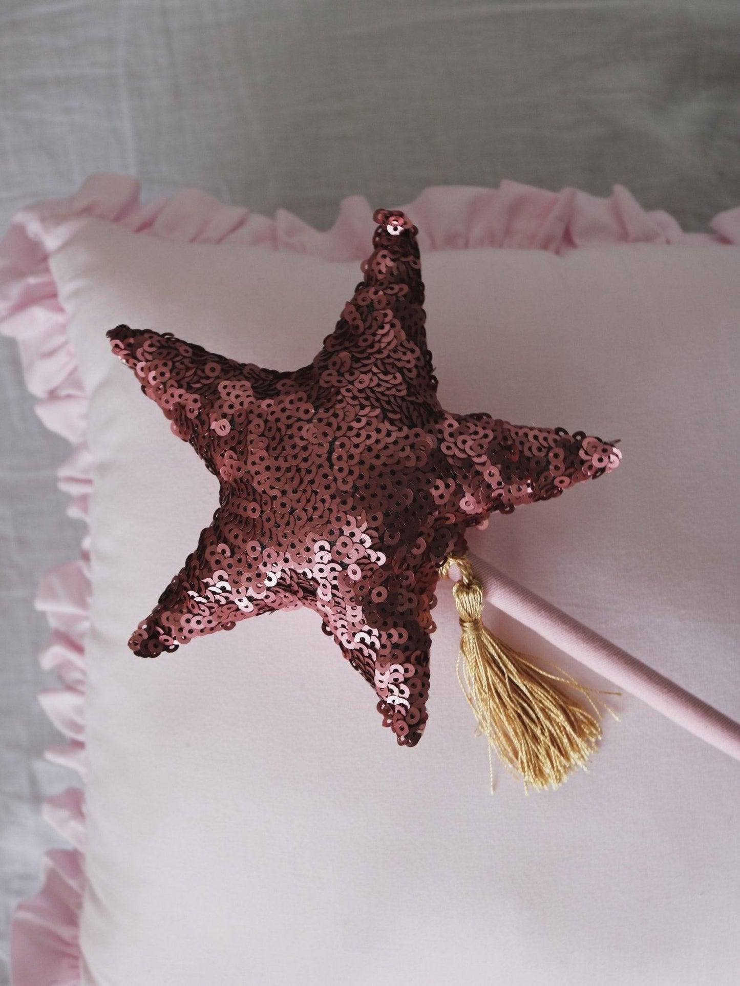 Pink Sequins Magic Wand