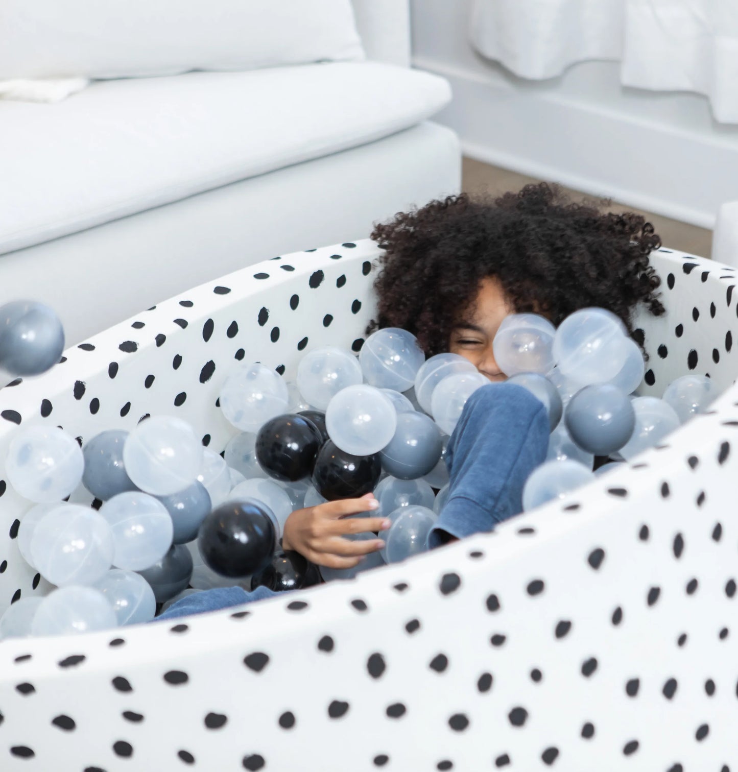 Polka Dot Ball Pit + 200 Pit Balls