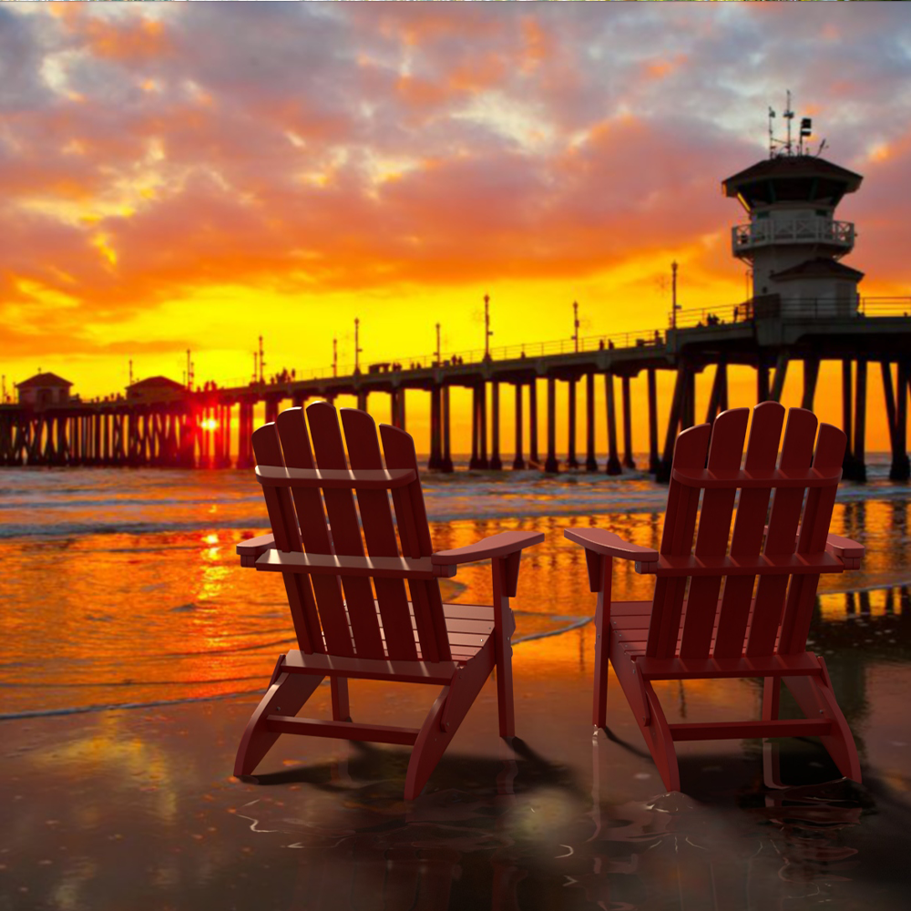 Classic Folding Adirondack Chair