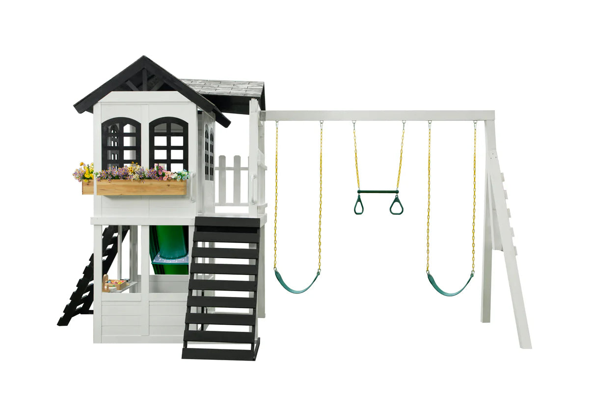 Reign Two Story Playhouse with optional Reign Swing Attachment