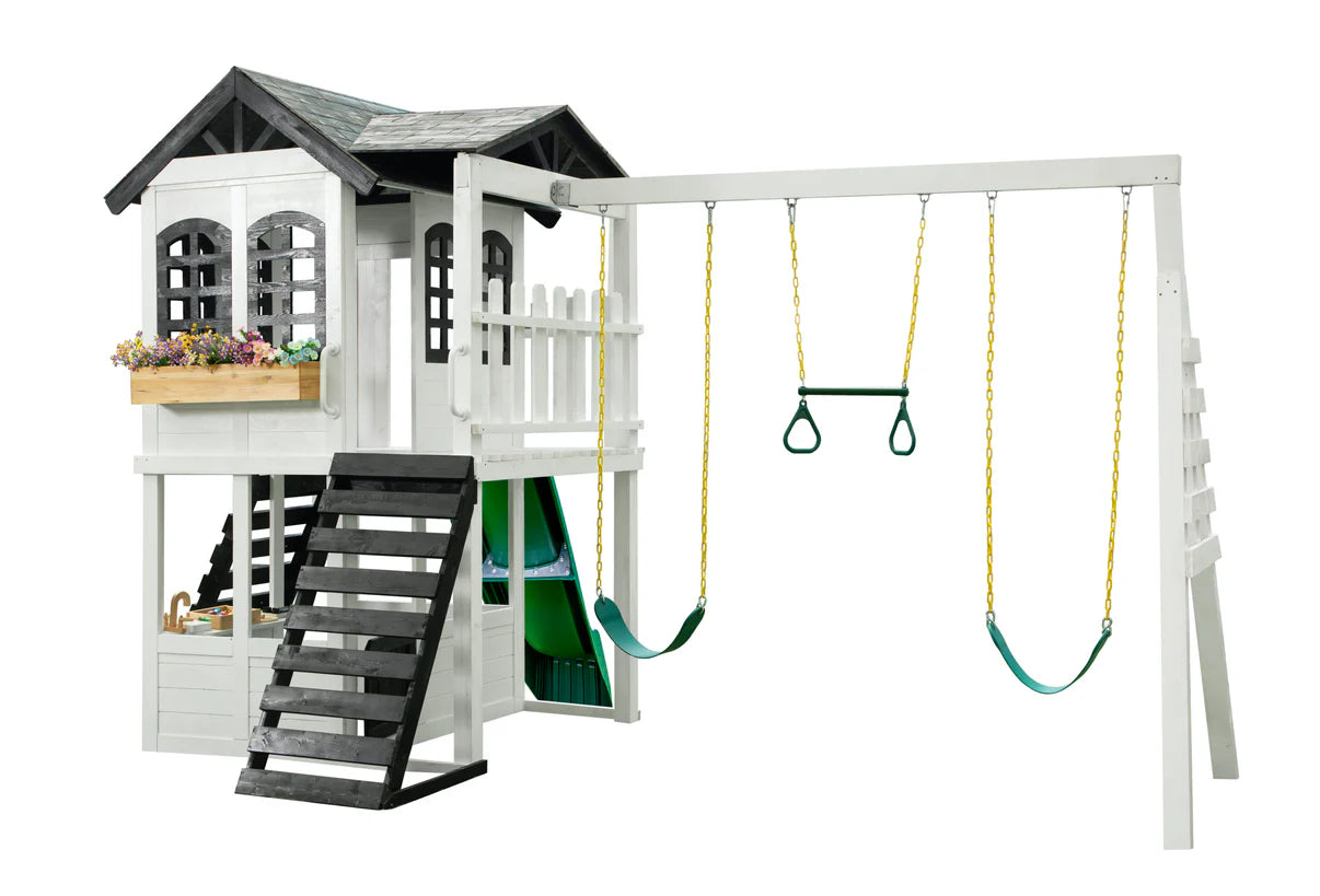 Reign Two Story Playhouse with optional Reign Swing Attachment