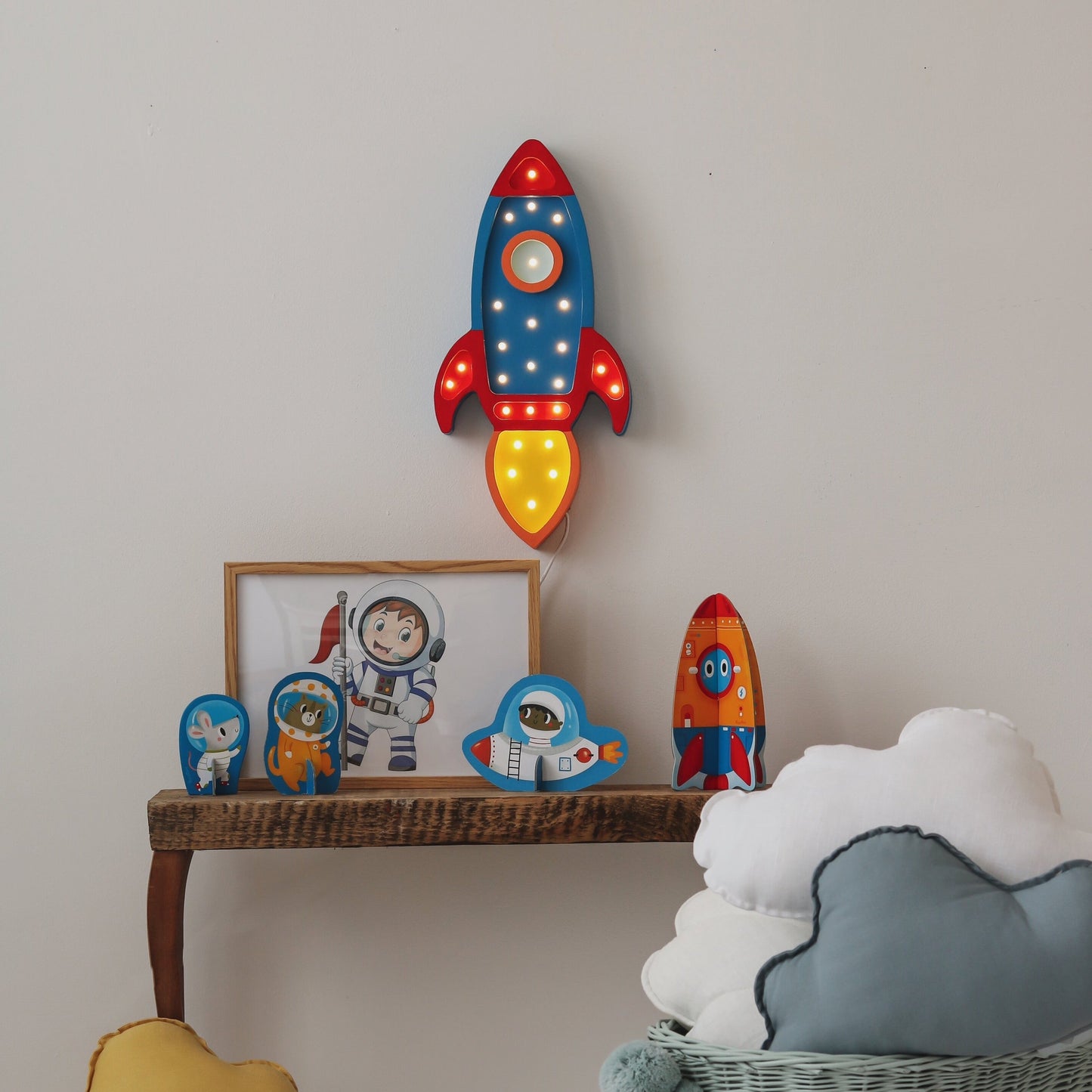 Little Lights Rocket Ship Lamp