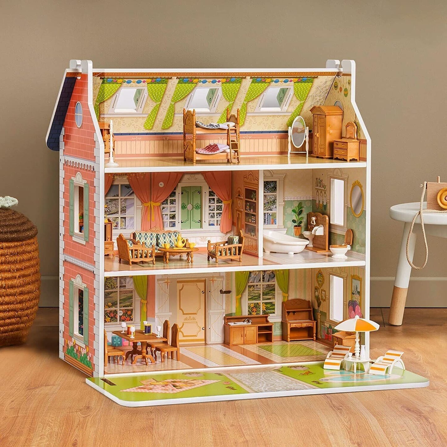 3-in-1 Doll House - Oliver Ruffus