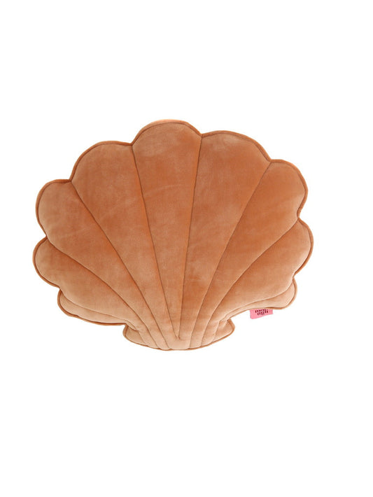 Soft Velvet Caramel Shell Pillow