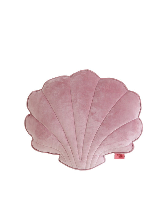 Soft Velvet Light Pink Shell Pillow