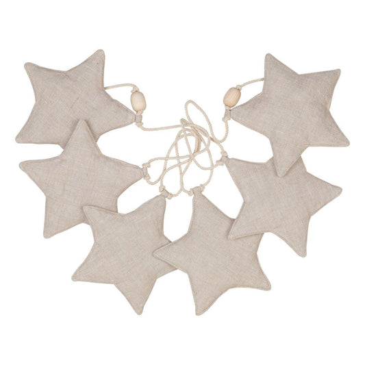 Linen “Sand Star Dust” Garland with Sand Stars