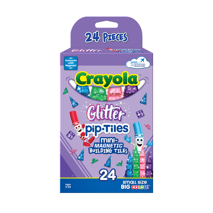 Crayola 24 Piece Glitter PIP Tile Set