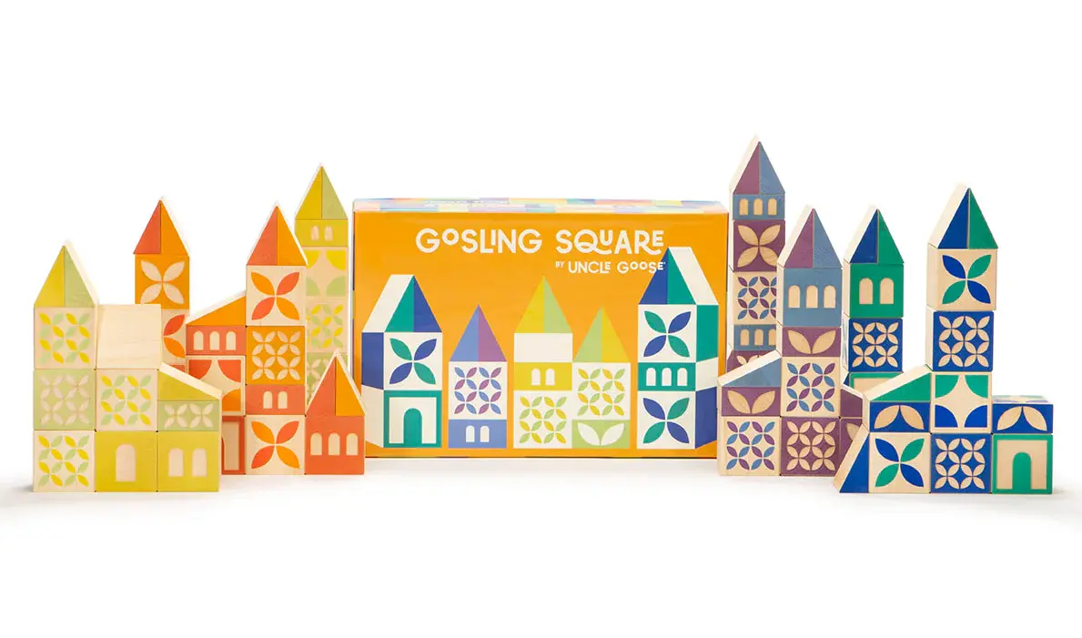 Uncle Goose Gosling Square Building Blocks