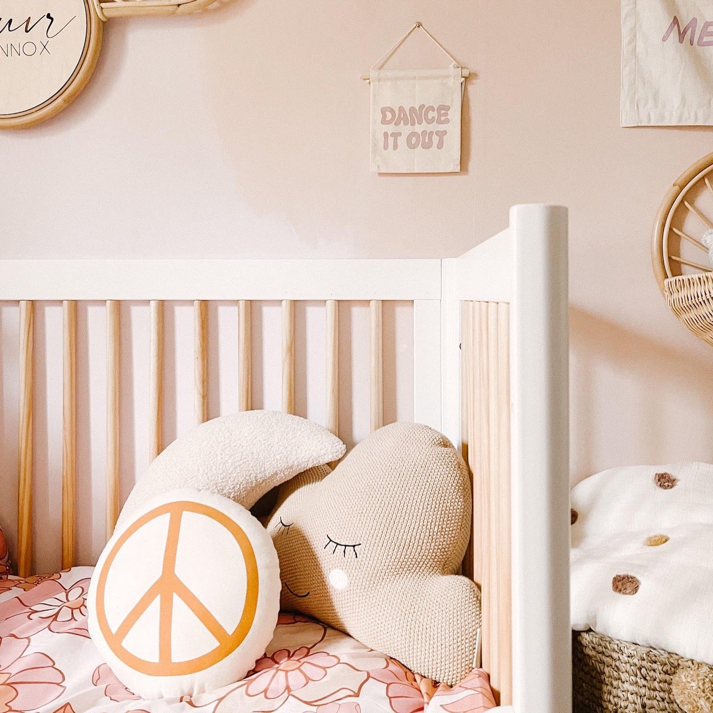 "Dance it out" Canvas Wall Hanging | Boho Wall Flag