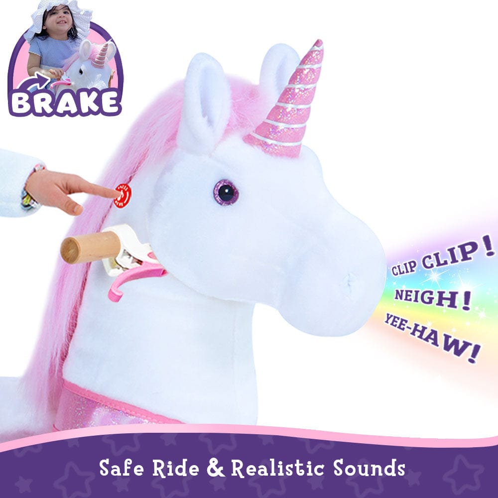 Model U Ride-On Unicorn Age 3-5 Pink