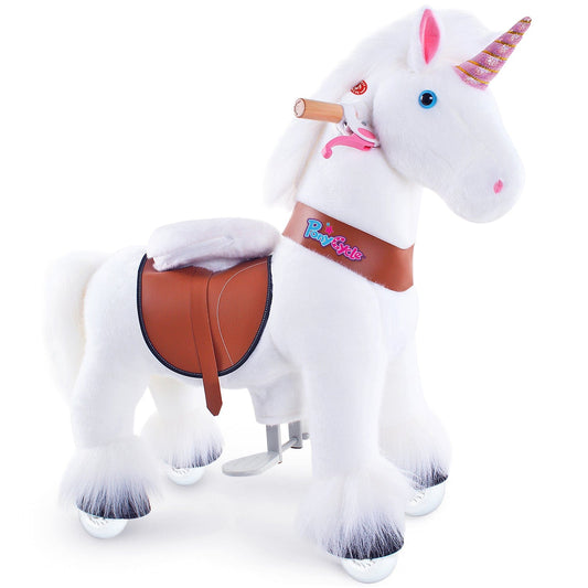 Model U Unicorn Ride-On Toy Age 3-5 White