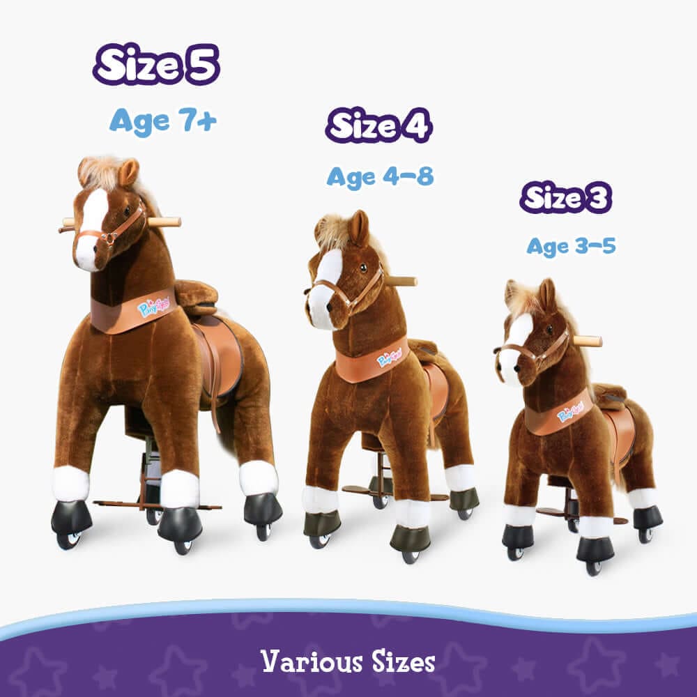 Model U Ride-On Pony Age 3-5 Brown