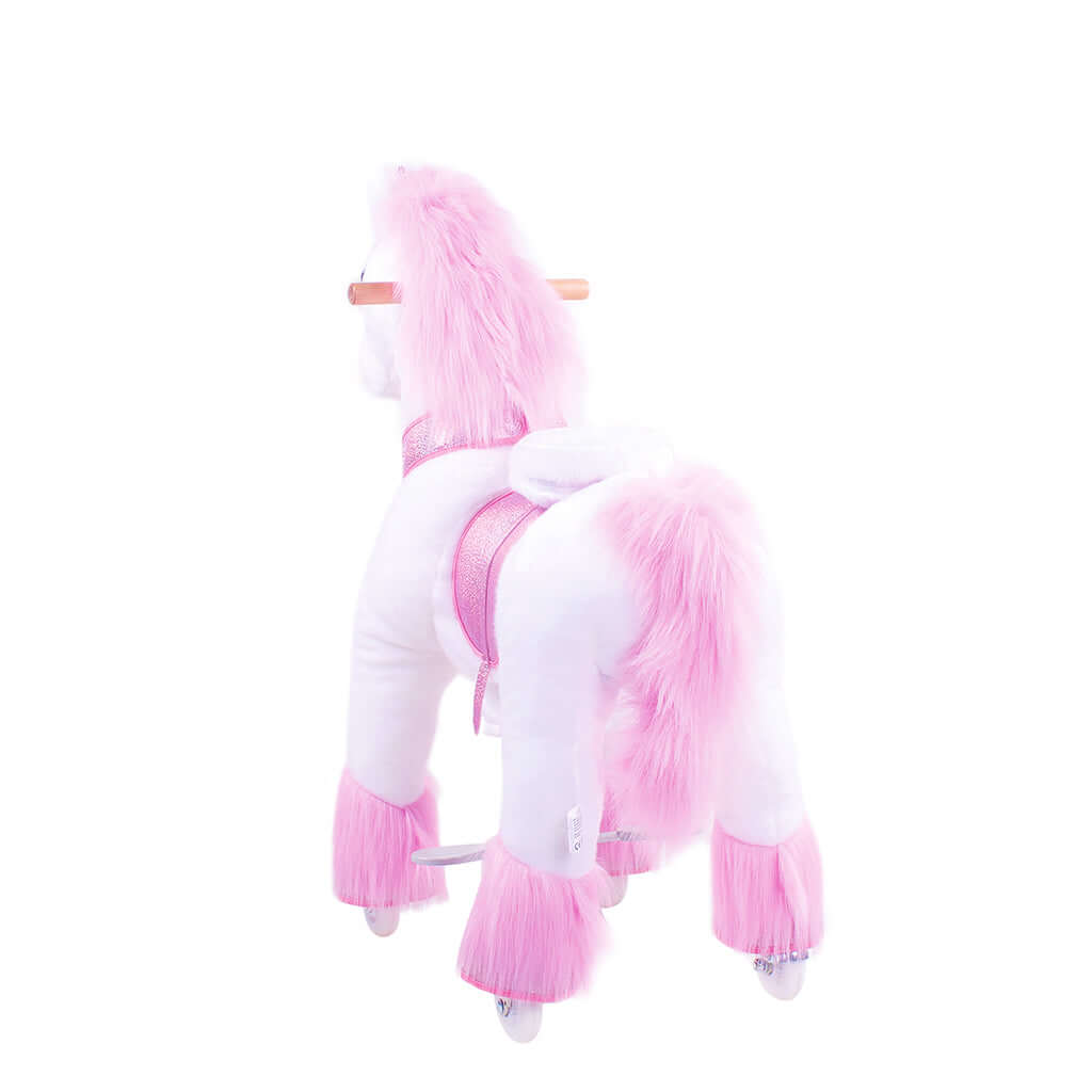 Model U Ride-On Plush Unicorn Age 4-8 Pink