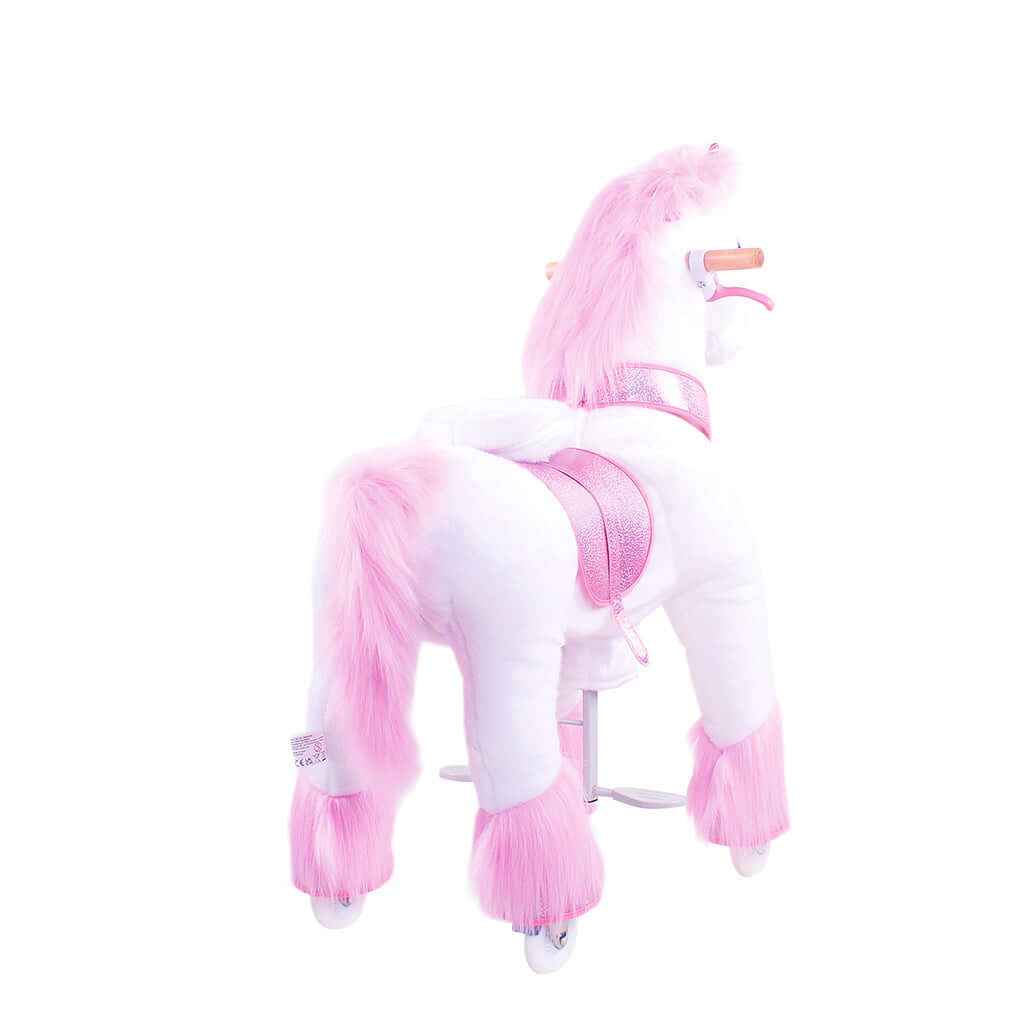 Model U Ride-On Plush Unicorn Age 4-8 Pink