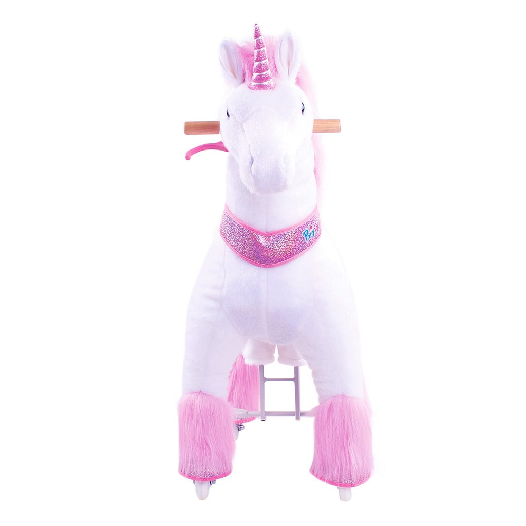 Model U Ride-On Plush Unicorn Age 4-8 Pink