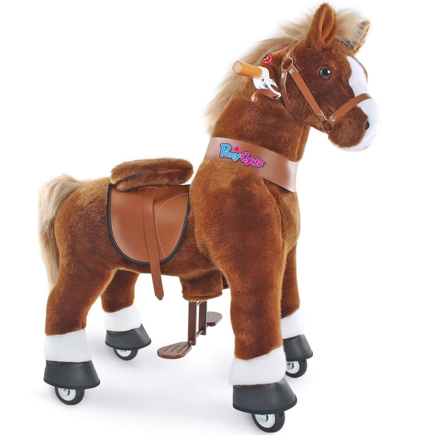 Model U Ride-On Pony Toy Age 4-8 Brown