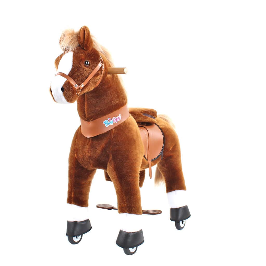 Model U Ride-On Pony Toy Age 4-8 Brown