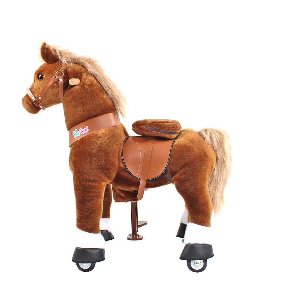 Model U Ride-On Pony Toy Age 4-8 Brown