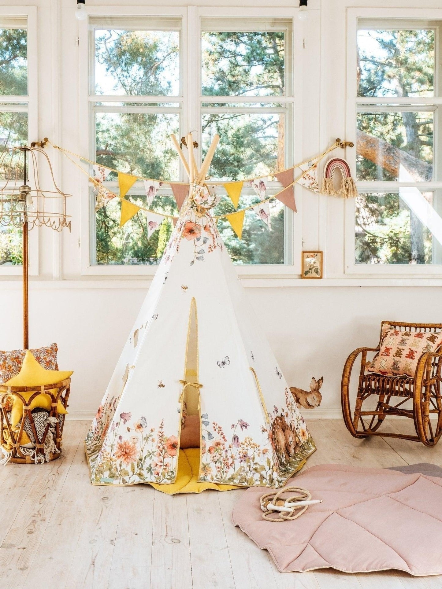 “Wildflowers” Teepee Tent