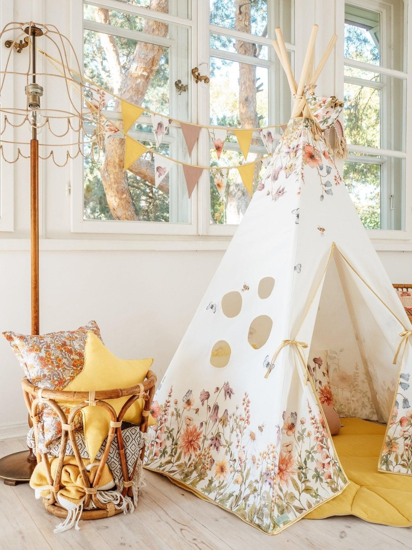 “Wildflowers” Teepee Tent