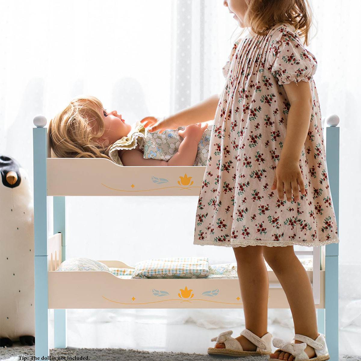 Doll Bunk Bed, Single Beds | Blue