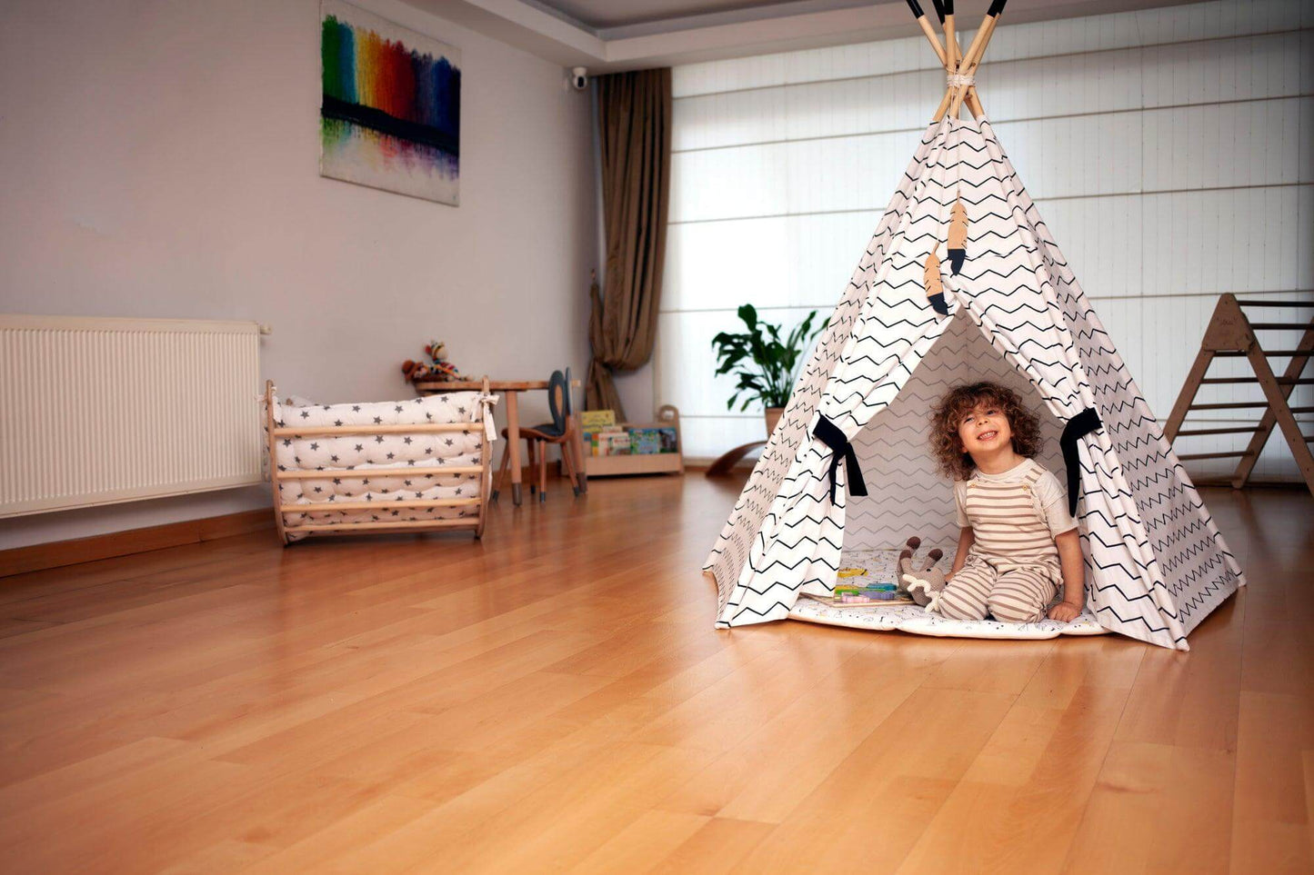 XL Teepee Tent and Play Mat Set